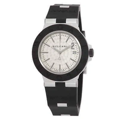 Pre-owned Bvlgari Aluminium Sorayama Automatic Silver Dial Men's Watch 103703