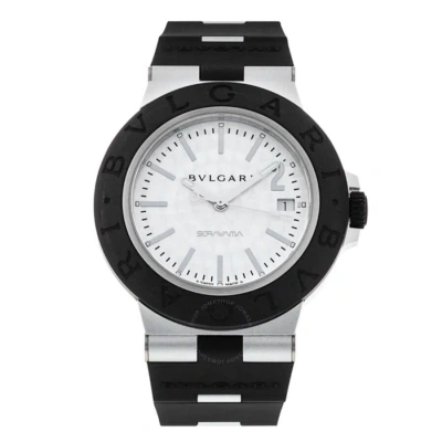 Bvlgari Aluminium Sorayama Automatic Silver Dial Men's Watch 103703 In Aluminum  / Black / Silver