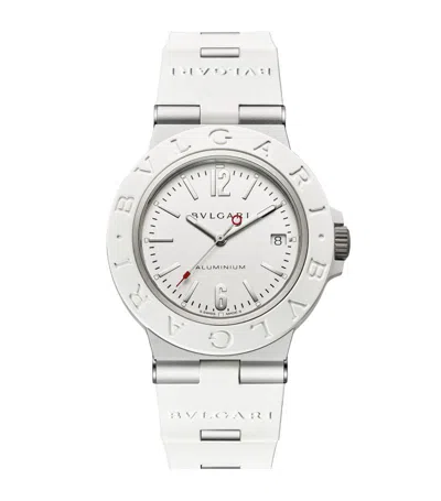 Bvlgari Aluminium Watch 40mm In White