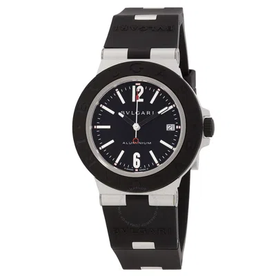 Bvlgari Aluminum 40mm Automatic Black Dial Men's Watch 103445