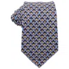 Bvlgari Animal Printed Silk Tie In Blue