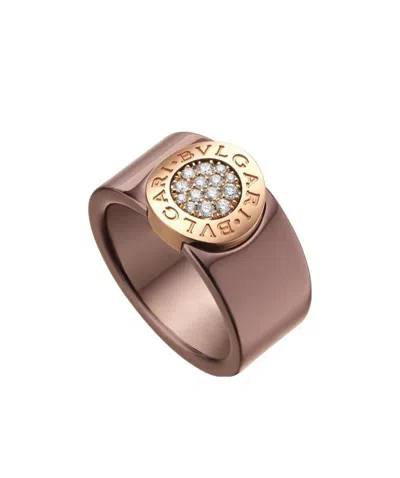 Bvlgari Annular Ring In Yellow