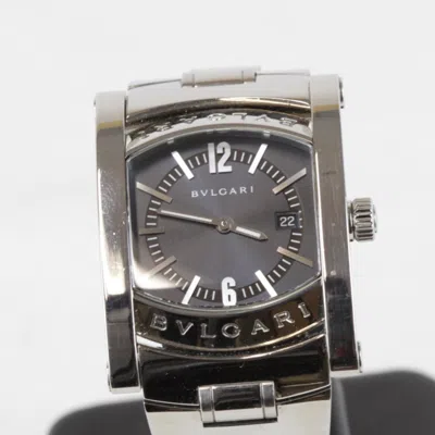 Pre-owned Bvlgari Assioma Stainless Steel Wristwatch () In Multi