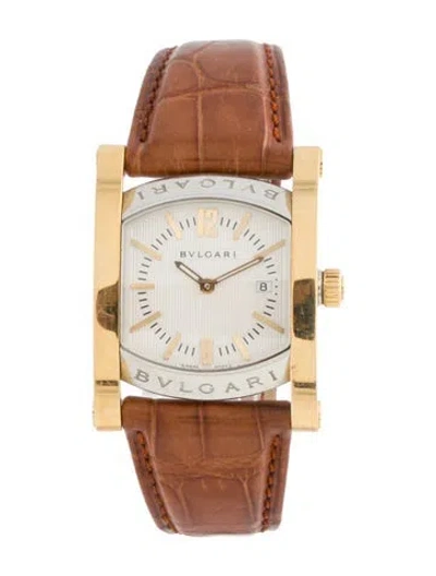 Pre-owned Bvlgari Assioma Watch In Multi