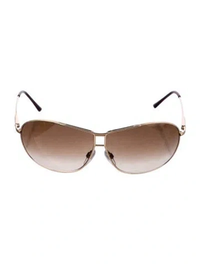 Pre-owned Bvlgari Aviator Gradient Sunglasses