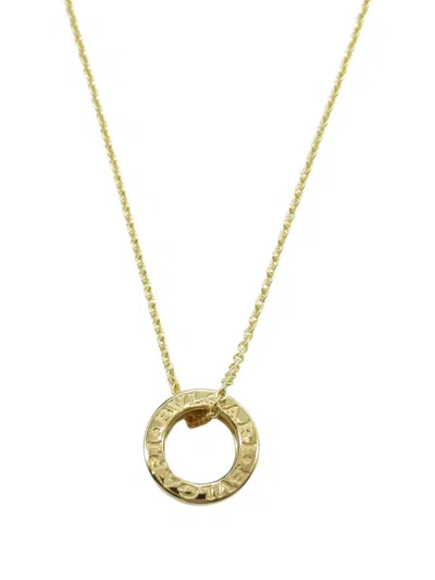 Pre-owned Bvlgari 18k Yellow Gold B-zero1 Necklace