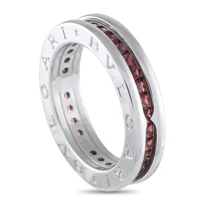 Bvlgari B. Zero1 18k White Gold Tourmaline Ring Bv02-072925