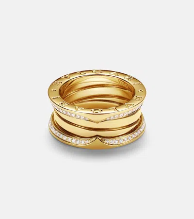 Bvlgari B. Zero1 18kt Gold Ring With Diamonds