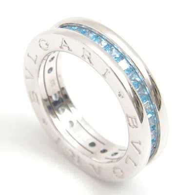 Pre-owned Bvlgari B. Zero1 Blue Gold Gold (18k) Band Ring () In Multi