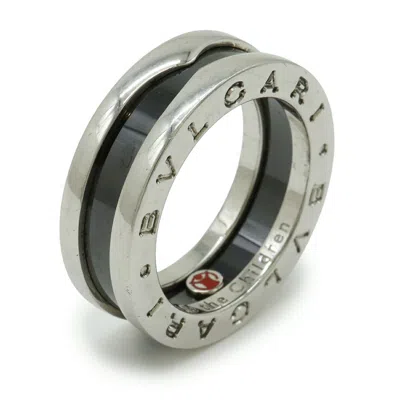 Pre-owned Bvlgari B. Zero1 Ceramic 925 Band Ring ()
