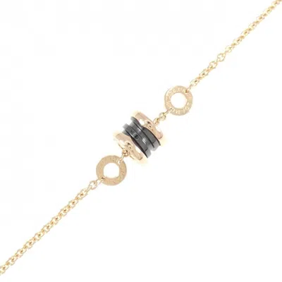 Pre-owned Bvlgari B. Zero1 Ceramic Pink Gold (18k) Charm Bracelet ()