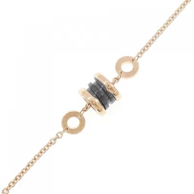 Pre-owned Bvlgari B. Zero1 Ceramic Pink Gold (18k) Charm Bracelet ()
