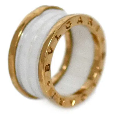 Pre-owned Bvlgari B. Zero1 Ceramic Yellow Gold (18k) Band Ring ()