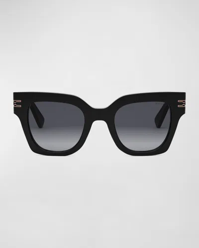 Bvlgari B. Zero1 Geometric Sunglasses In Black