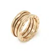 Bvlgari B. Zero1 4 Band 18k Yellow Gold Ring In Gold