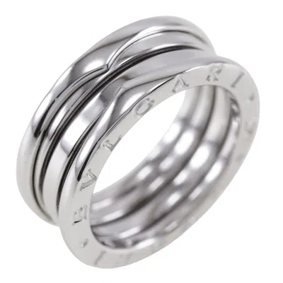 Pre-owned Bvlgari B. Zero1 Gold (18k) Band Ring () In White