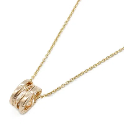 Pre-owned Bvlgari B. Zero1 Necklace () In Pink