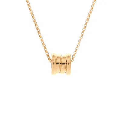 Bvlgari B. Zero1 Pendant Necklace 18k Yellow Gold Mini