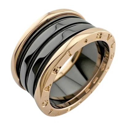 Pre-owned Bvlgari B. Zero1 Pink Ceramic Band Ring ()