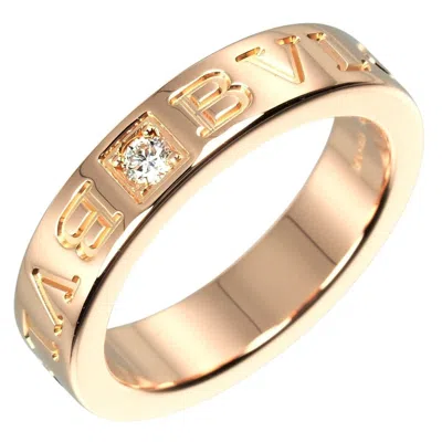 Pre-owned Bvlgari B. Zero1 Pink Gold (18k) Band Ring ()