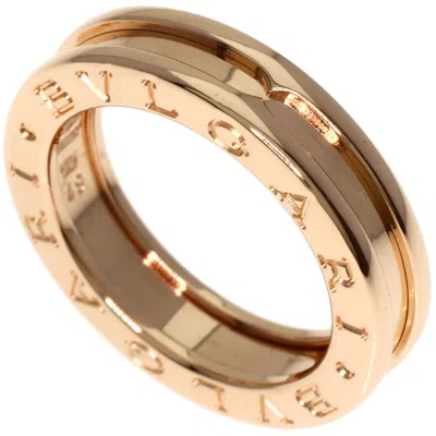 Pre-owned Bvlgari B. Zero1 Pink Gold (18k) Band Ring () In Multi