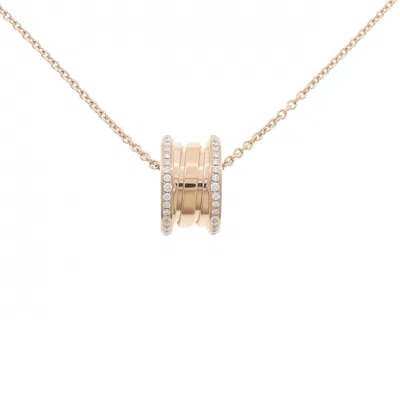 Pre-owned Bvlgari B. Zero1 Pink Gold (18k) Necklace ()