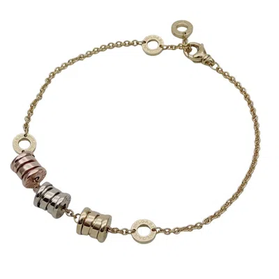 Pre-owned Bvlgari B. Zero1 Pink Gold Gold Yellow Gold Pink Gold Gold Yellow Gold Charm Bracelet () In Multi