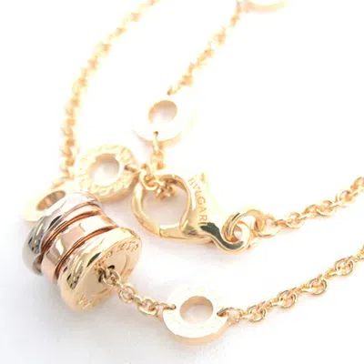 Pre-owned Bvlgari B. Zero1 Pink Gold Gold Yellow Gold Yellow Gold (18k) Pink Gold (18k) Gold (18k) Charm Bracelet (pre In Multi