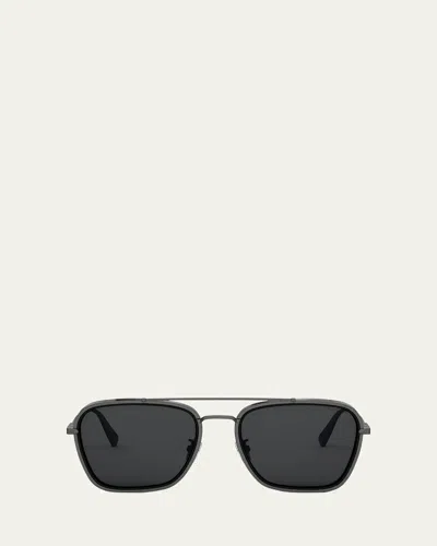 Bvlgari B. Zero1 Square Sunglasses In Shiny Dark Ruth / Smoke Polar
