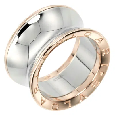 Pre-owned Bvlgari B. Zero1 Stainless Steel Band Ring ()