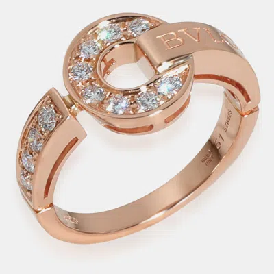 Pre-owned Bvlgari Band Ring Eu 51 In Gold