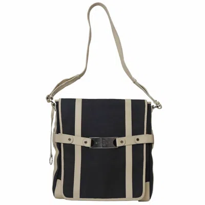 Pre-owned Bvlgari Black Canvas Shoulder Bag ()