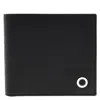 Bvlgari Black Bifold Leather Compact Wallet In Black