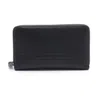Bvlgari Black Leather Long Wallet (bi-fold) In Black