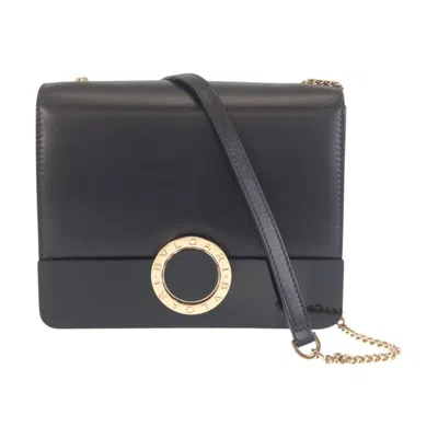 Pre-owned Bvlgari Black Leather Plastic Pochette Shoulder Bag ()