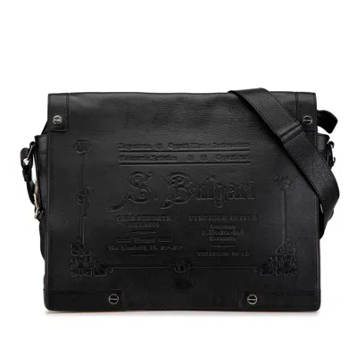 Pre-owned Bvlgari Black Leather Shoulder Bag ()