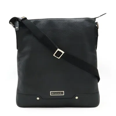 Pre-owned Bvlgari Black Leather Shoulder Bag ()