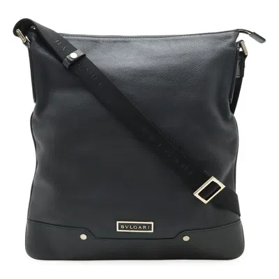 Pre-owned Bvlgari Black Leather Shoulder Bag ()