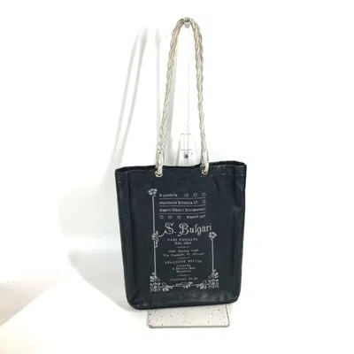 Pre-owned Bvlgari Black Leather Shoulder Bag Tote Bag ()