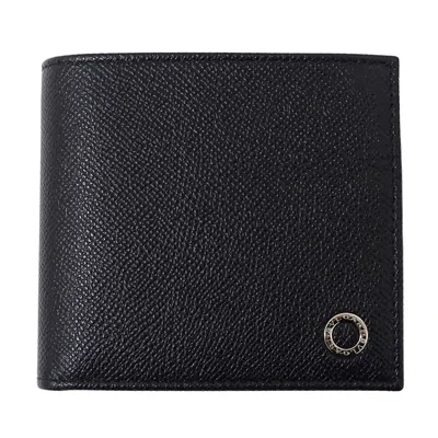 Pre-owned Bvlgari Black Leather Wallet (bi-fold) ()