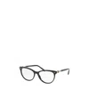 Bvlgari Black Round Frame Flat Mirror In White