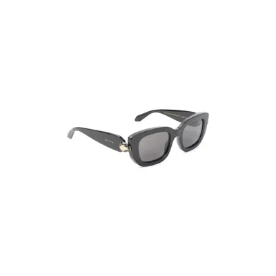 Bvlgari Serpenti Forever Rectangular Sunglasses In Black