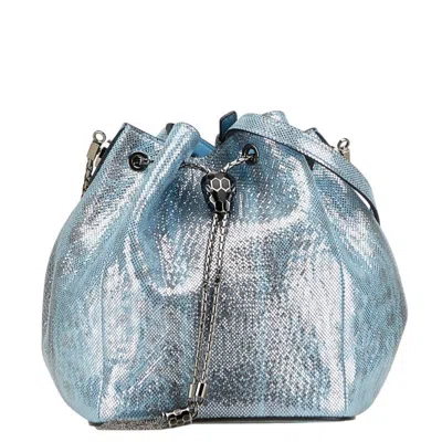 Pre-owned Bvlgari Blue Handbag Shoulder Bag ()