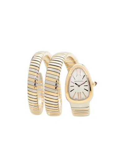 Bvlgari Bracelet Quartz Watch In Nude