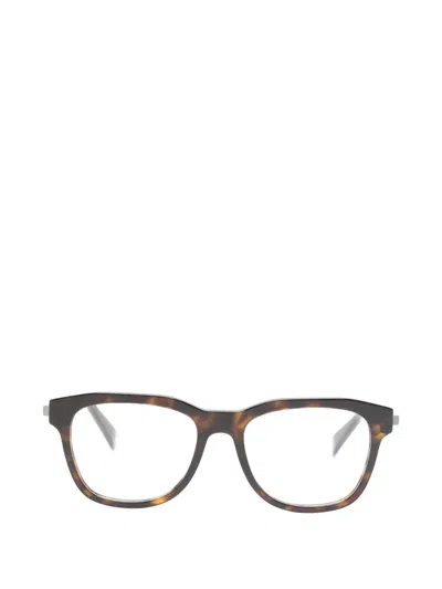 Bvlgari Browline Glasses In Brown