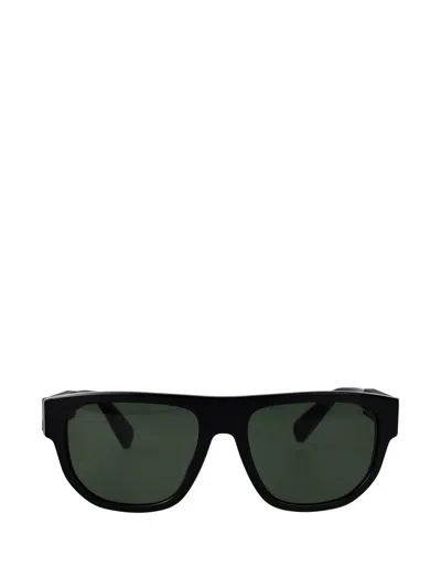 Bvlgari Browline Sunglasses In Black