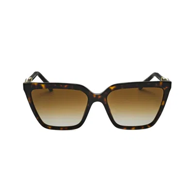 Bvlgari Brown Gradient Cat Eye Ladies Sunglasses Bv8255b 501/87 57 In ["brown"]