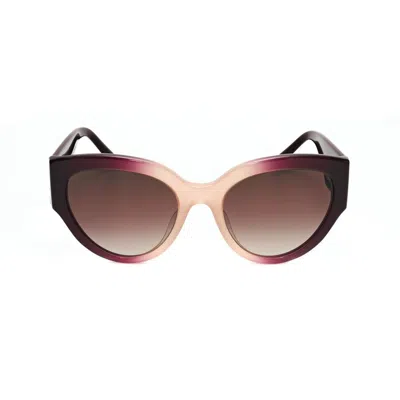 Bvlgari Brown Gradient Oval Ladies Sunglasses Bv8258f 5524e2 55 In ["brown"]