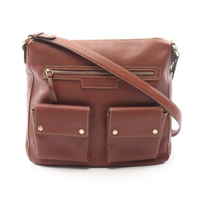 Pre-owned Bvlgari Brown Leather Handbag Shoulder Bag ()