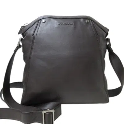 Pre-owned Bvlgari Brown Leather Shoulder Bag ()